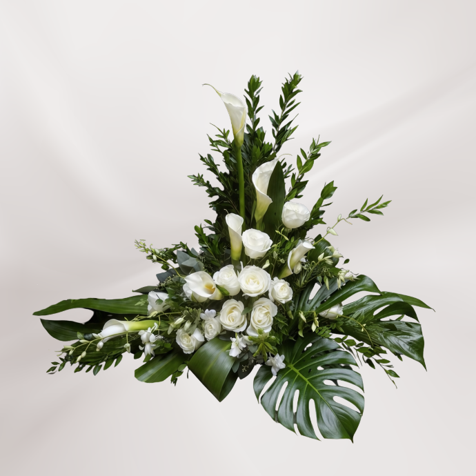 White & Green Arrangement