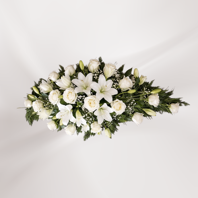 White Casket Pillow