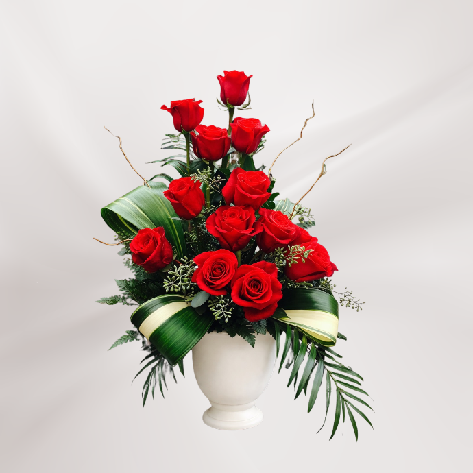 Arrangement Funéraire Rouge